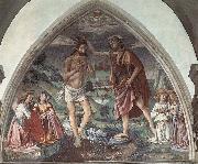Baptism of Christ GHIRLANDAIO, Domenico